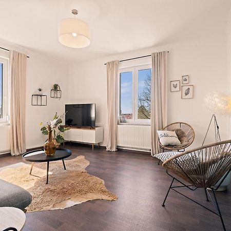 Wohnen im alten Bahnhof inkl Balkon Meckenbeuren Exterior foto